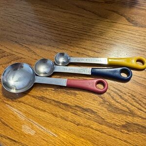 Stainless Steel Measuring Spoon Set of Three